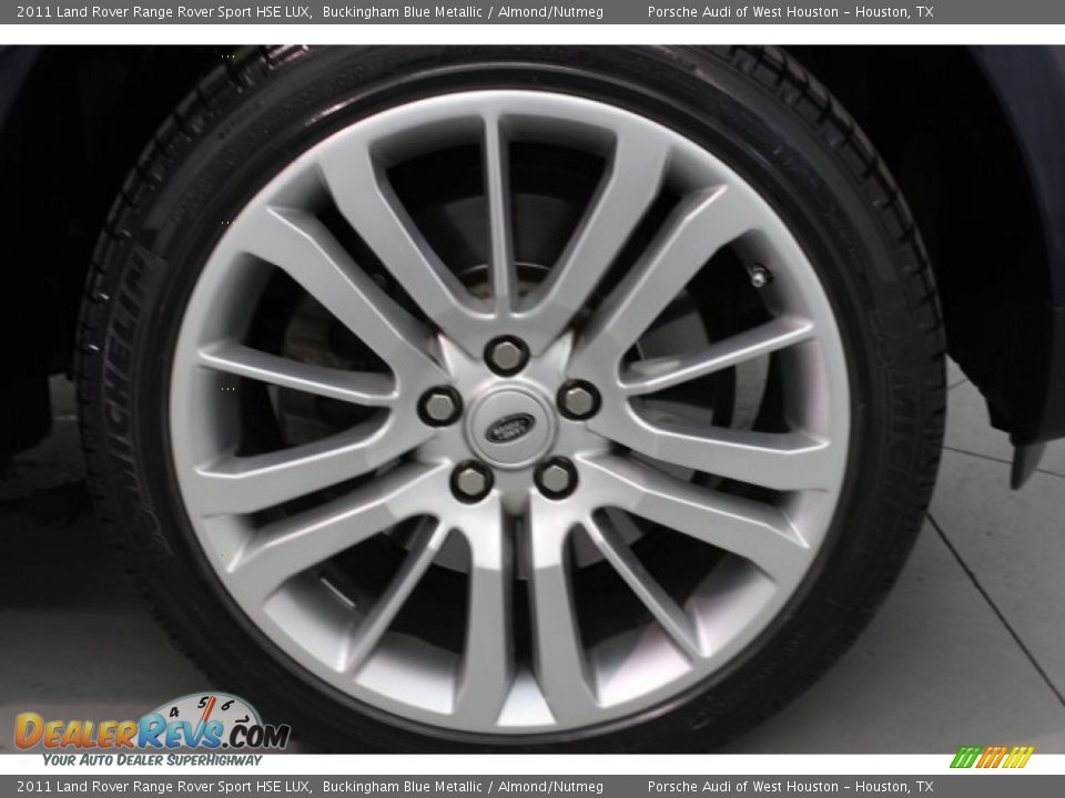 2011 Land Rover Range Rover Sport HSE LUX Buckingham Blue Metallic / Almond/Nutmeg Photo #9