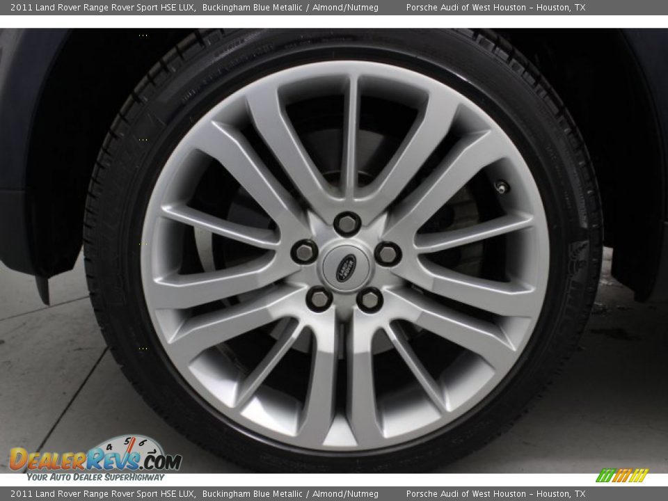 2011 Land Rover Range Rover Sport HSE LUX Buckingham Blue Metallic / Almond/Nutmeg Photo #10