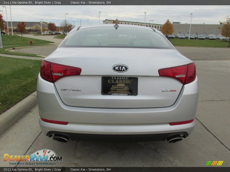 2011 Kia Optima EX Bright Silver / Gray Photo #4