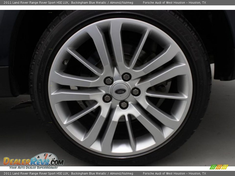 2011 Land Rover Range Rover Sport HSE LUX Buckingham Blue Metallic / Almond/Nutmeg Photo #11