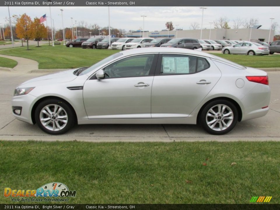 2011 Kia Optima EX Bright Silver / Gray Photo #6