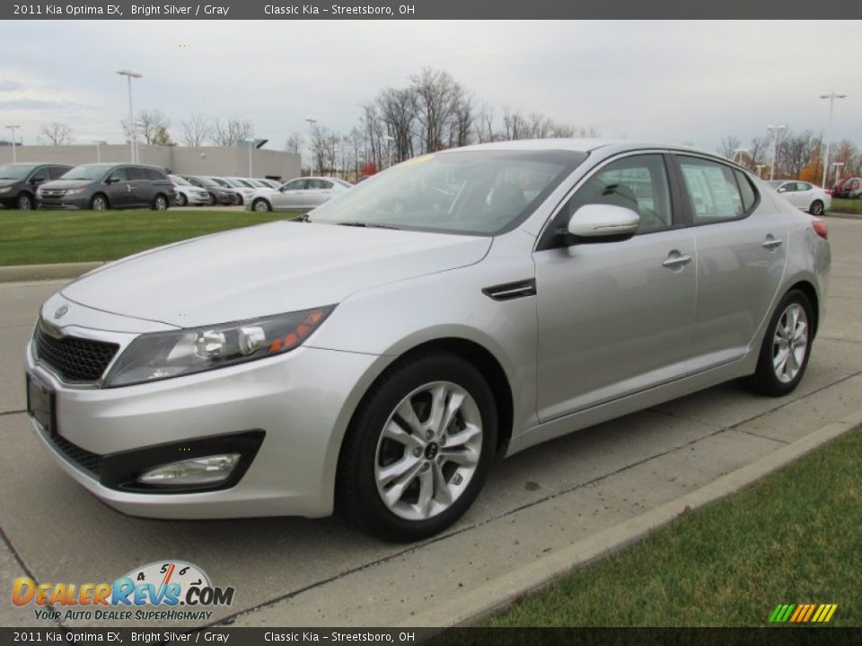 2011 Kia Optima EX Bright Silver / Gray Photo #7
