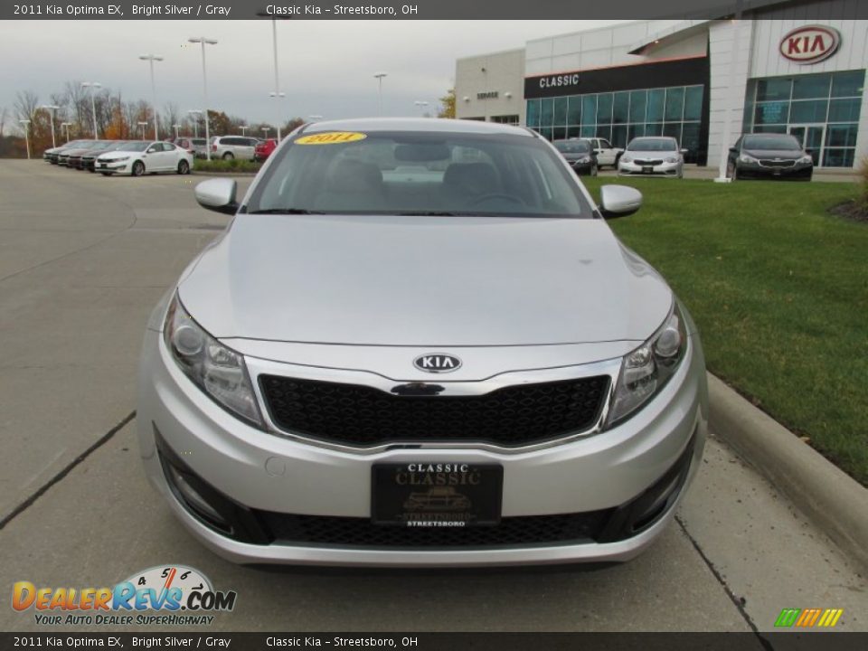2011 Kia Optima EX Bright Silver / Gray Photo #8