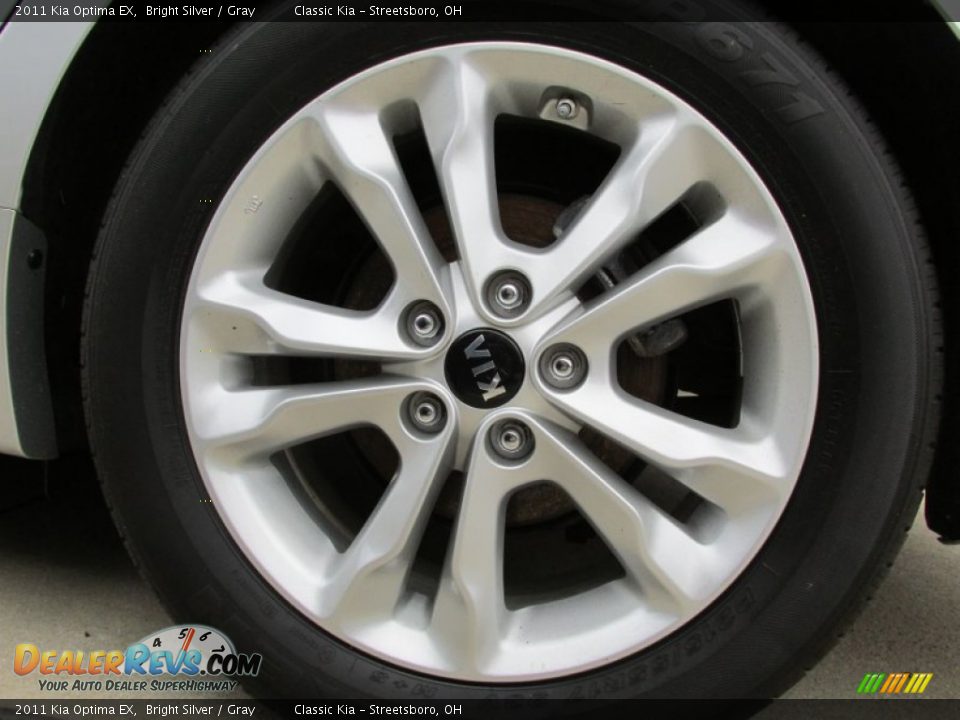2011 Kia Optima EX Bright Silver / Gray Photo #9