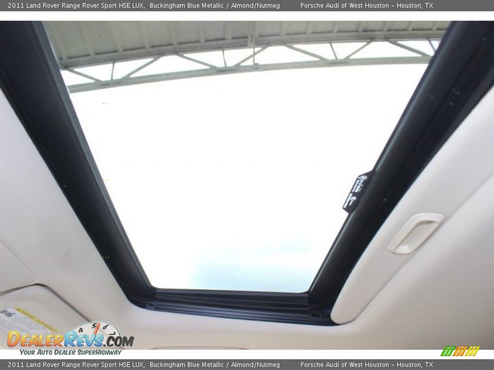 2011 Land Rover Range Rover Sport HSE LUX Buckingham Blue Metallic / Almond/Nutmeg Photo #18
