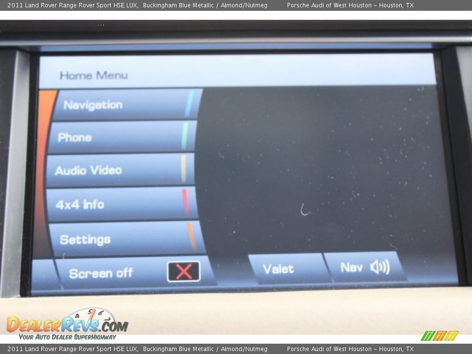 2011 Land Rover Range Rover Sport HSE LUX Buckingham Blue Metallic / Almond/Nutmeg Photo #24