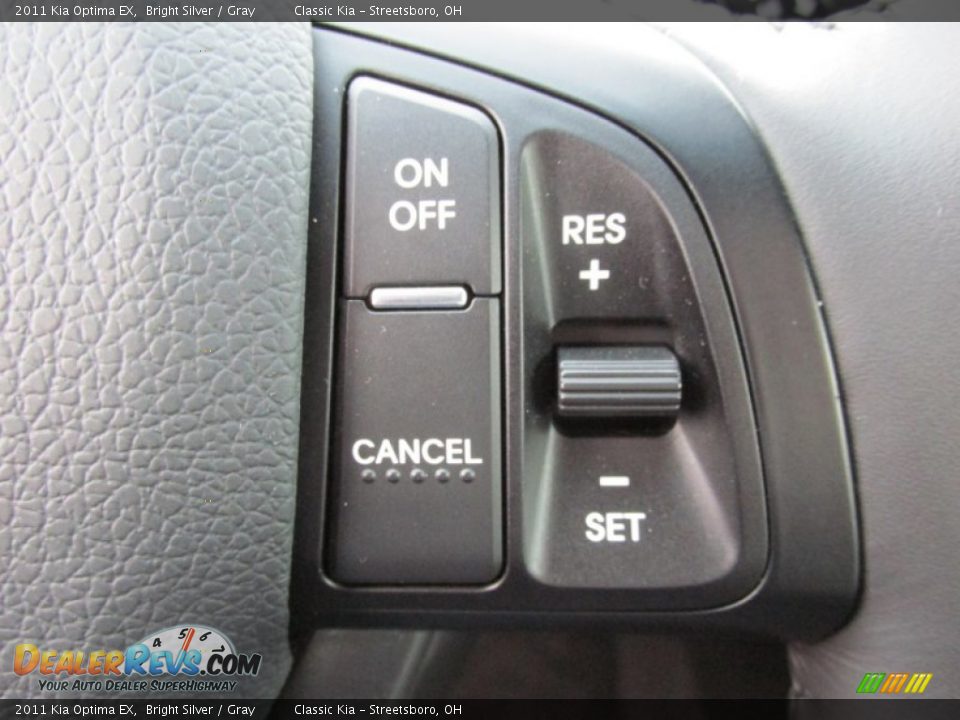 2011 Kia Optima EX Bright Silver / Gray Photo #17