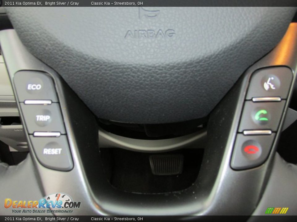 2011 Kia Optima EX Bright Silver / Gray Photo #18