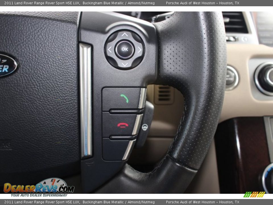 2011 Land Rover Range Rover Sport HSE LUX Buckingham Blue Metallic / Almond/Nutmeg Photo #29