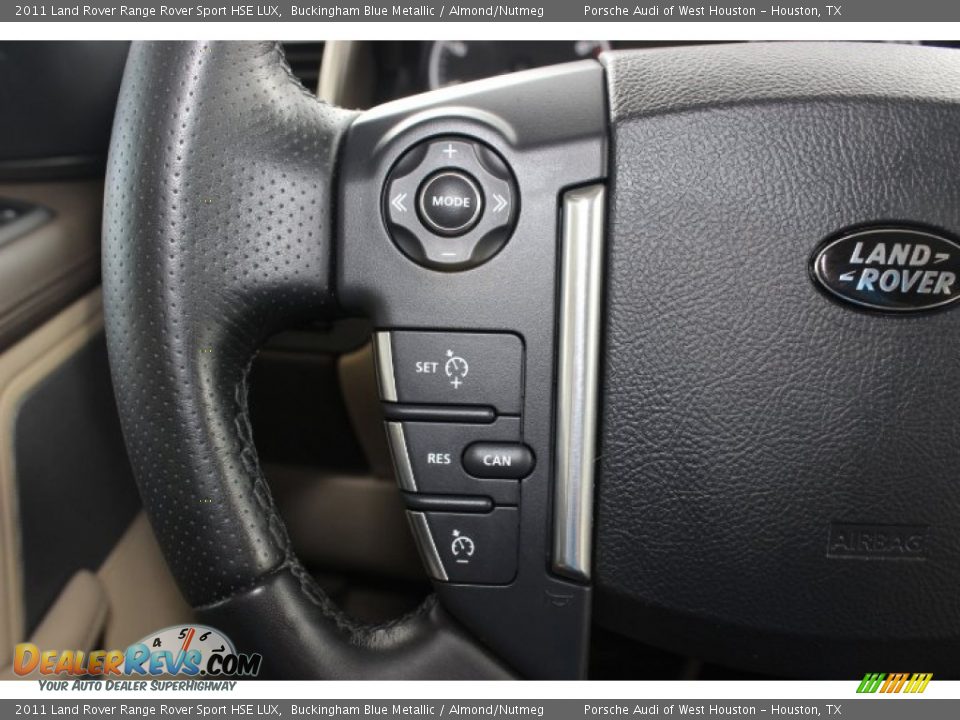2011 Land Rover Range Rover Sport HSE LUX Buckingham Blue Metallic / Almond/Nutmeg Photo #30