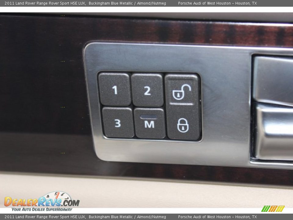 2011 Land Rover Range Rover Sport HSE LUX Buckingham Blue Metallic / Almond/Nutmeg Photo #31