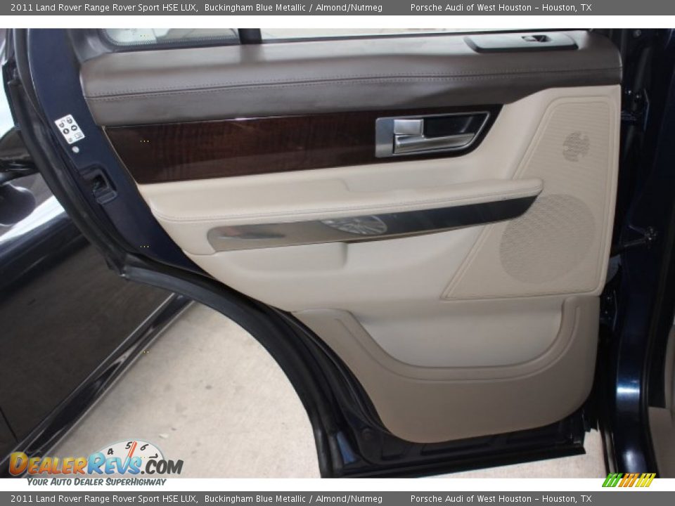 2011 Land Rover Range Rover Sport HSE LUX Buckingham Blue Metallic / Almond/Nutmeg Photo #33