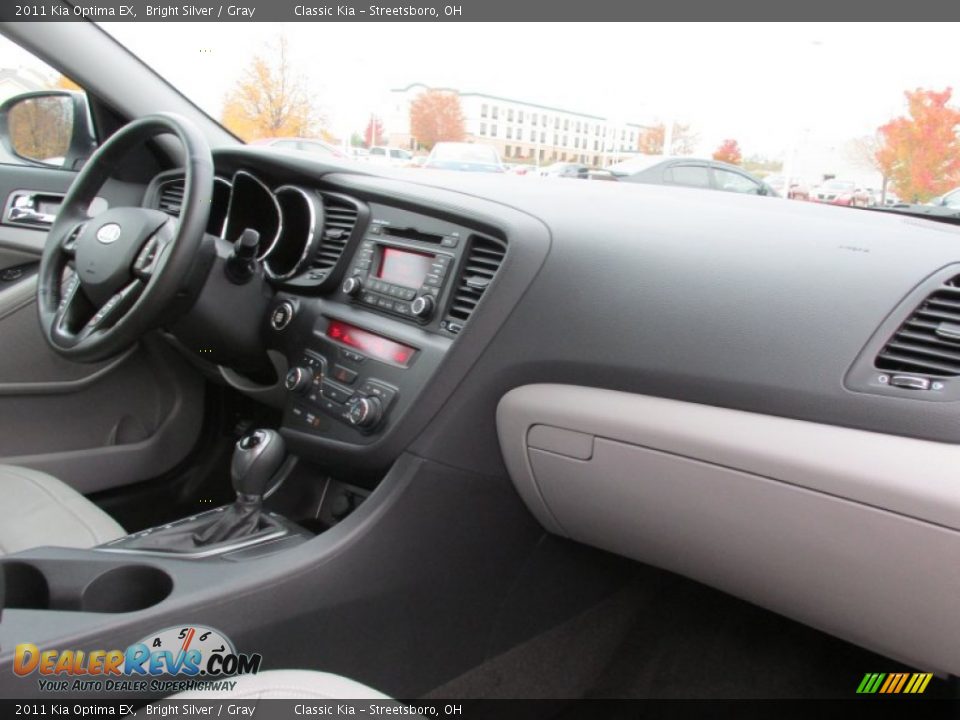 2011 Kia Optima EX Bright Silver / Gray Photo #21