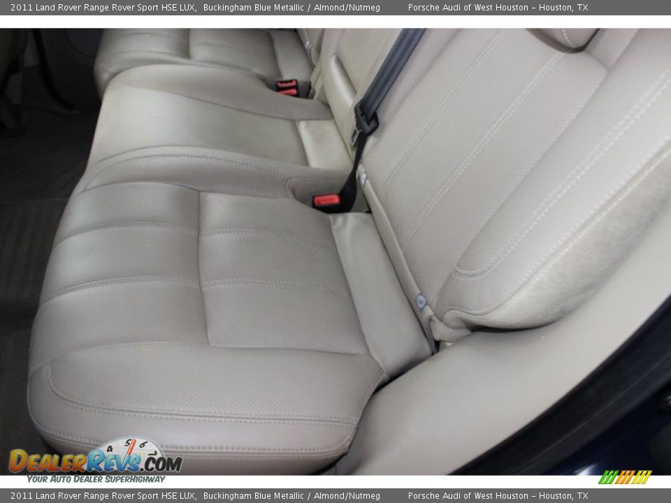 2011 Land Rover Range Rover Sport HSE LUX Buckingham Blue Metallic / Almond/Nutmeg Photo #35