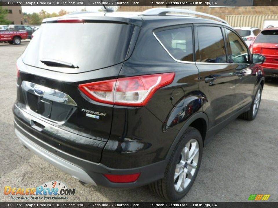 2014 Ford Escape Titanium 2.0L EcoBoost 4WD Tuxedo Black / Charcoal Black Photo #2