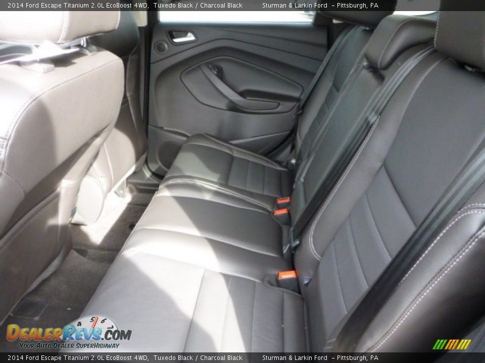2014 Ford Escape Titanium 2.0L EcoBoost 4WD Tuxedo Black / Charcoal Black Photo #9