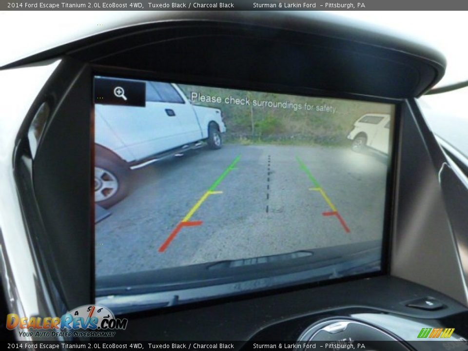 2014 Ford Escape Titanium 2.0L EcoBoost 4WD Tuxedo Black / Charcoal Black Photo #13