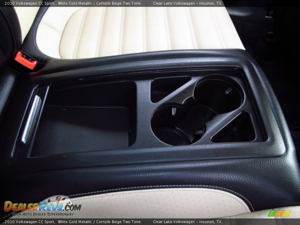 2010 Volkswagen CC Sport White Gold Metallic / Cornsilk Beige Two Tone Photo #22