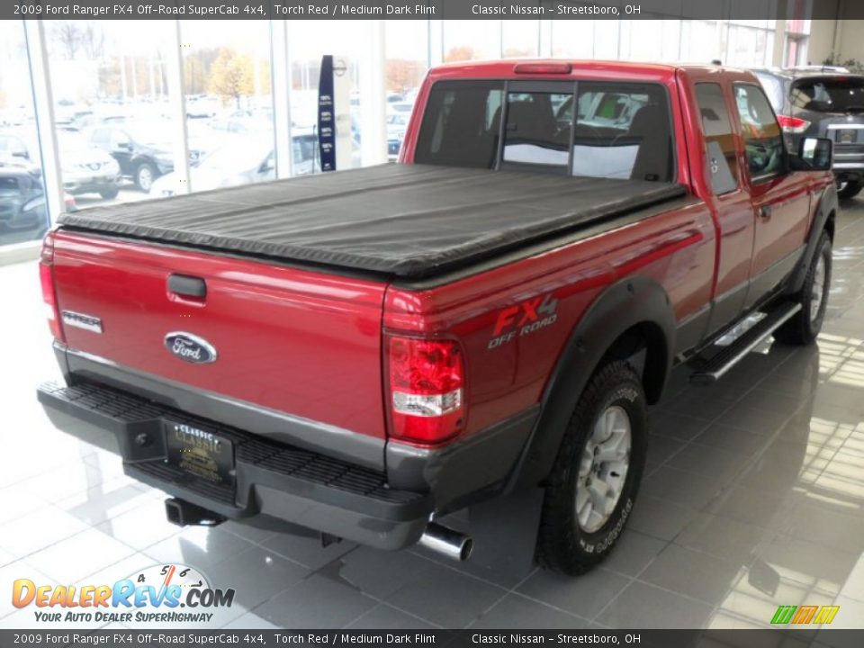 2009 Ford Ranger FX4 Off-Road SuperCab 4x4 Torch Red / Medium Dark Flint Photo #2