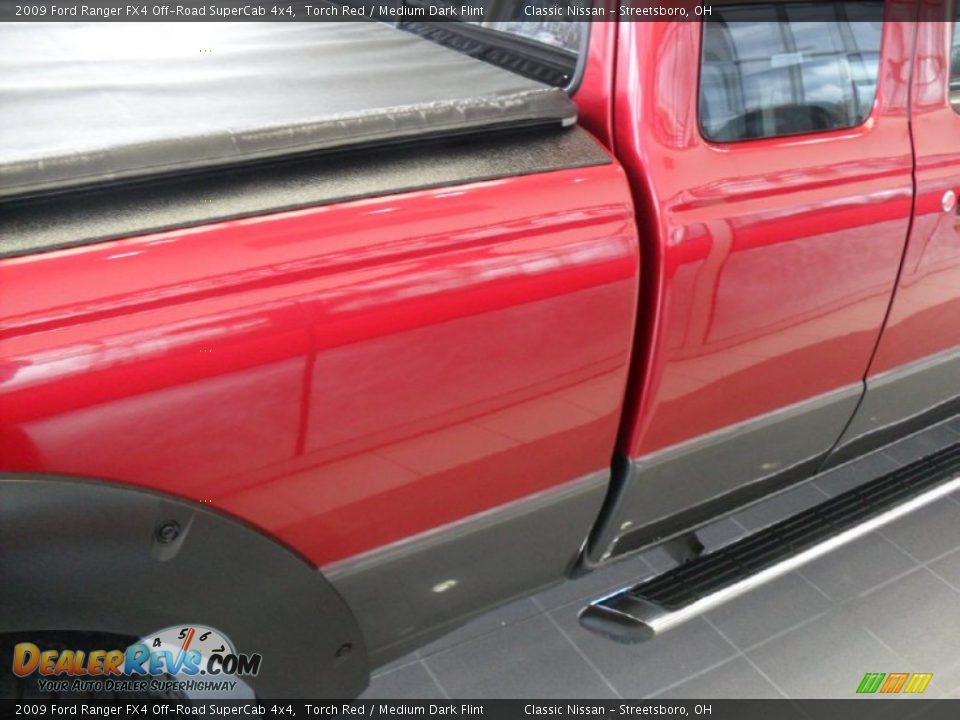 2009 Ford Ranger FX4 Off-Road SuperCab 4x4 Torch Red / Medium Dark Flint Photo #5