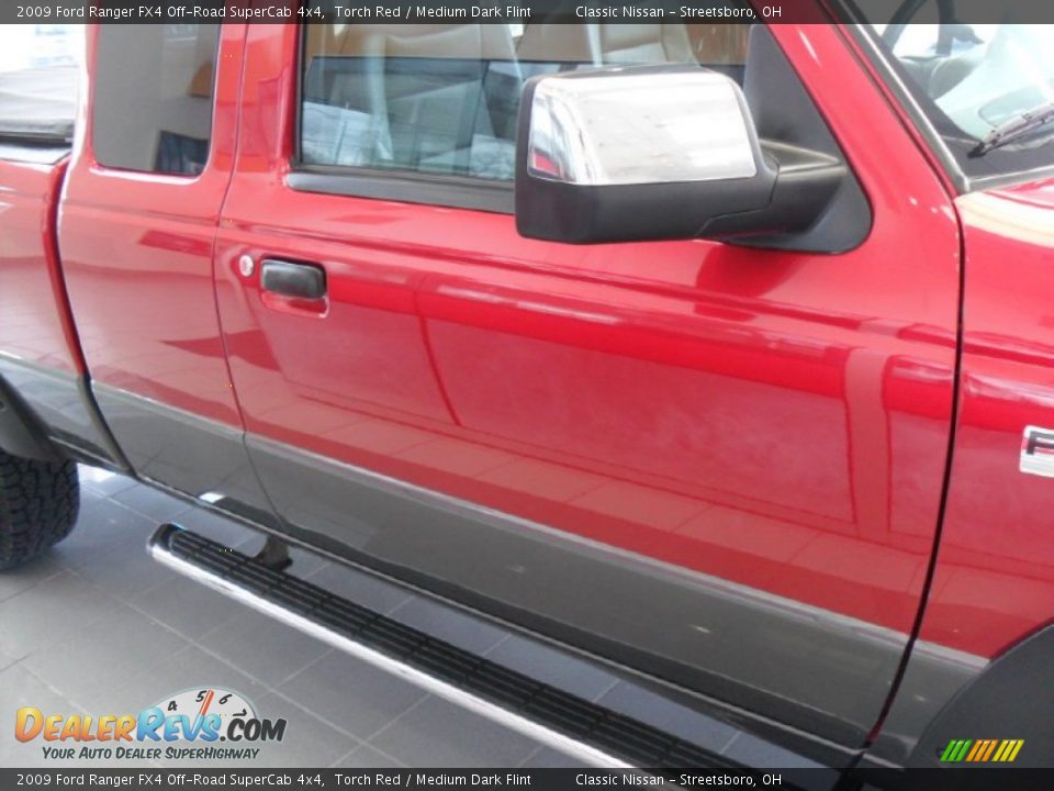 2009 Ford Ranger FX4 Off-Road SuperCab 4x4 Torch Red / Medium Dark Flint Photo #6