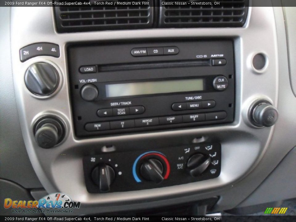 2009 Ford Ranger FX4 Off-Road SuperCab 4x4 Torch Red / Medium Dark Flint Photo #9