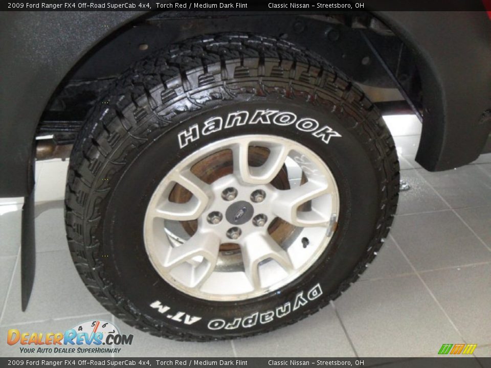 2009 Ford Ranger FX4 Off-Road SuperCab 4x4 Torch Red / Medium Dark Flint Photo #19