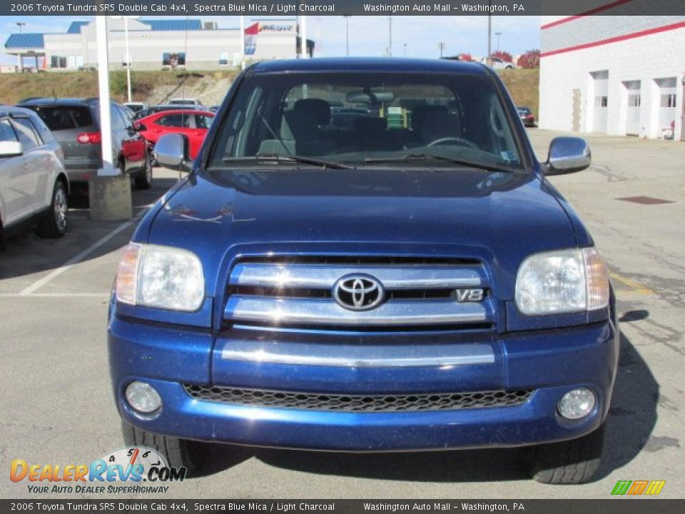 2006 Toyota Tundra SR5 Double Cab 4x4 Spectra Blue Mica / Light Charcoal Photo #3