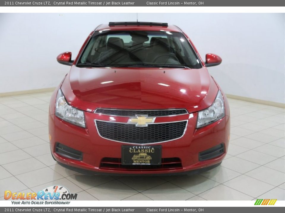 2011 Chevrolet Cruze LTZ Crystal Red Metallic Tintcoat / Jet Black Leather Photo #2