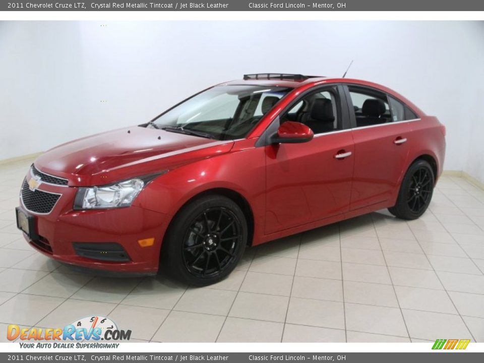 2011 Chevrolet Cruze LTZ Crystal Red Metallic Tintcoat / Jet Black Leather Photo #3