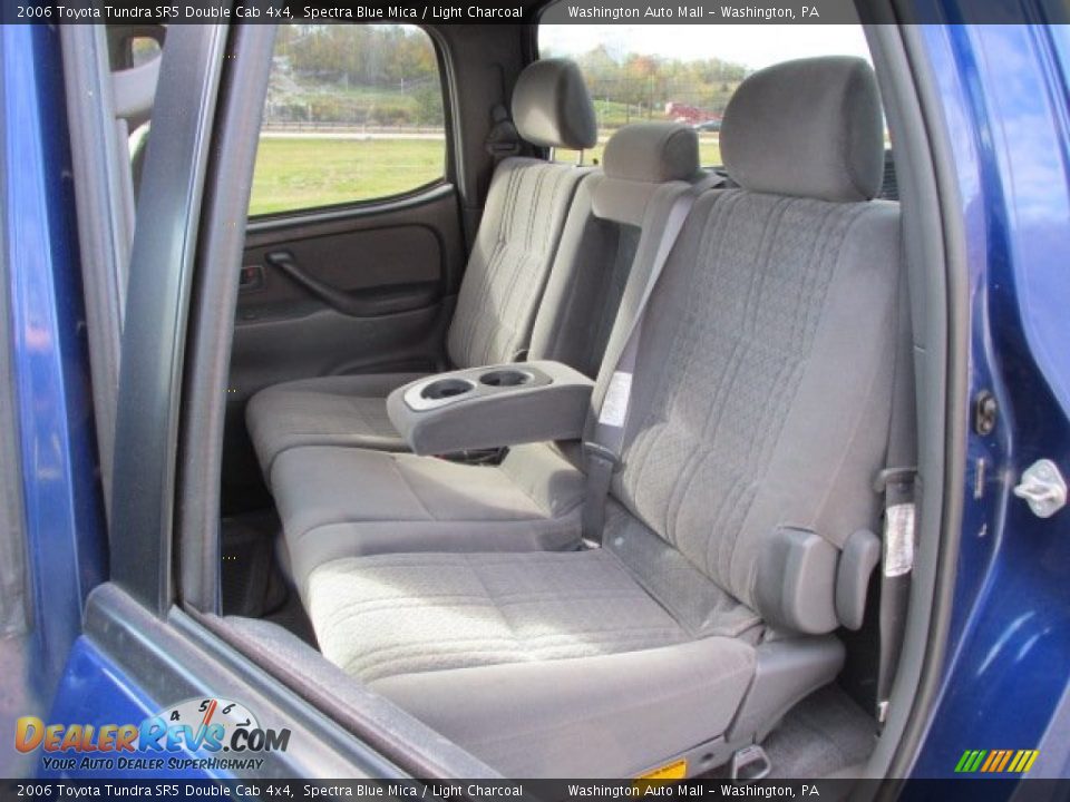 2006 Toyota Tundra SR5 Double Cab 4x4 Spectra Blue Mica / Light Charcoal Photo #13