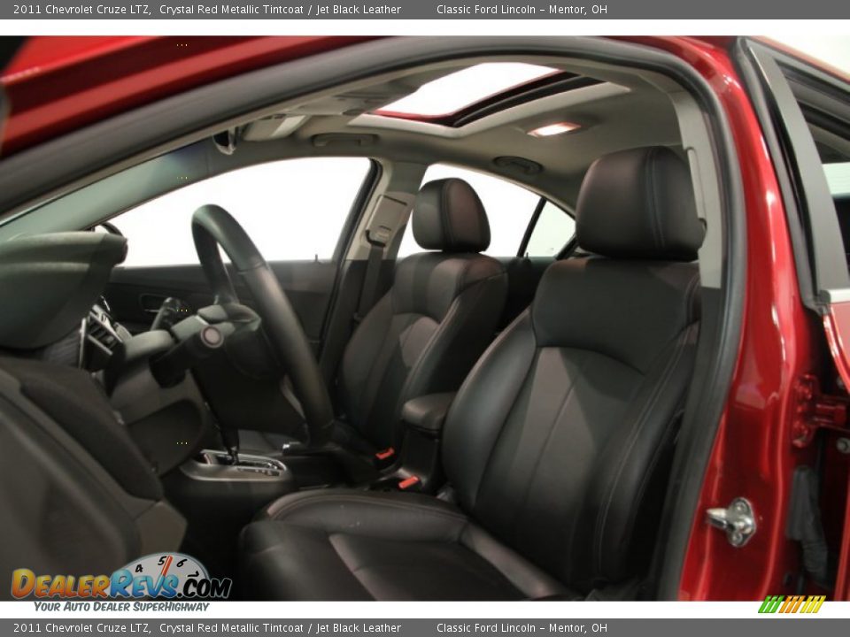 2011 Chevrolet Cruze LTZ Crystal Red Metallic Tintcoat / Jet Black Leather Photo #5