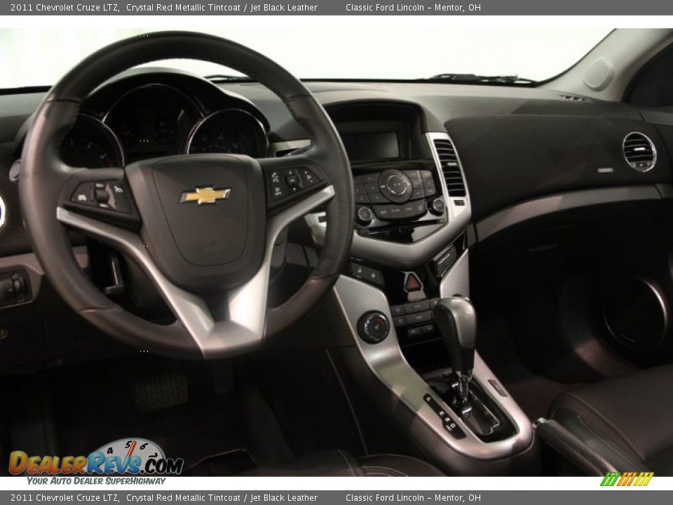2011 Chevrolet Cruze LTZ Crystal Red Metallic Tintcoat / Jet Black Leather Photo #6