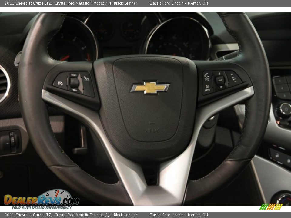 2011 Chevrolet Cruze LTZ Crystal Red Metallic Tintcoat / Jet Black Leather Photo #7