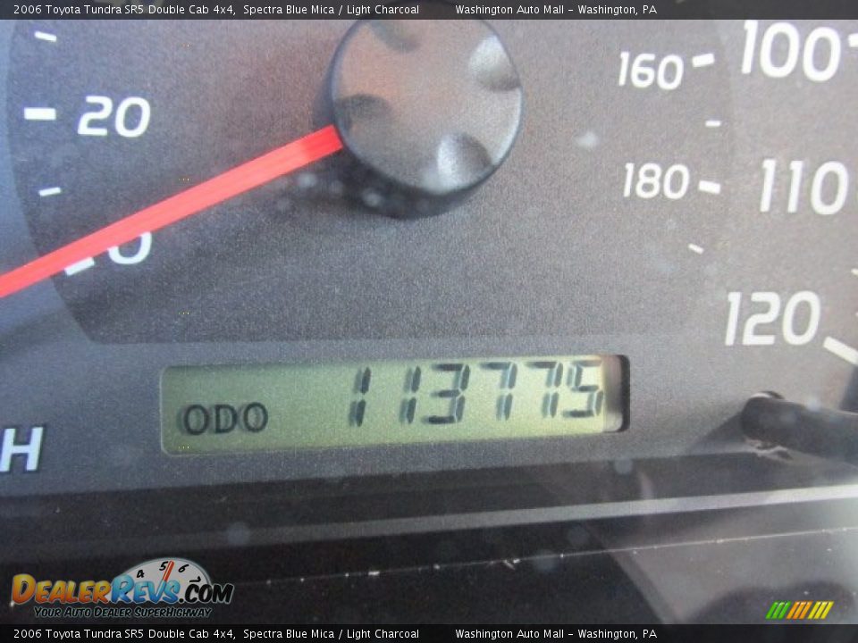 2006 Toyota Tundra SR5 Double Cab 4x4 Spectra Blue Mica / Light Charcoal Photo #20