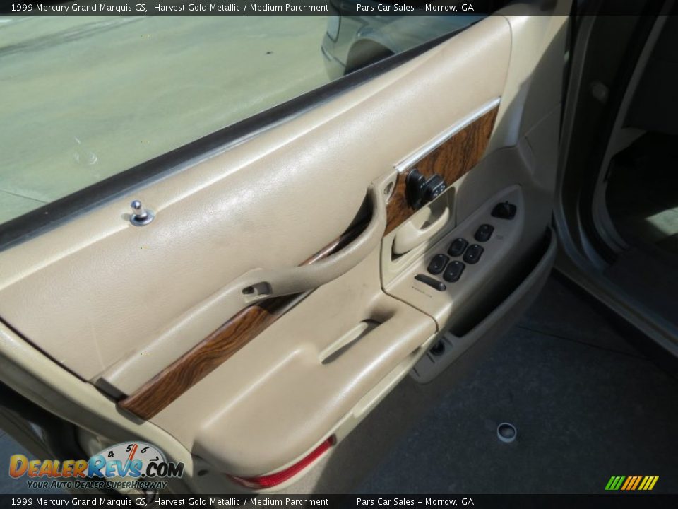 1999 Mercury Grand Marquis GS Harvest Gold Metallic / Medium Parchment Photo #7