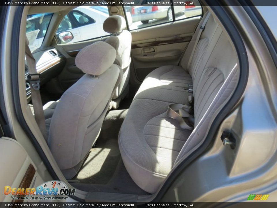 1999 Mercury Grand Marquis GS Harvest Gold Metallic / Medium Parchment Photo #8