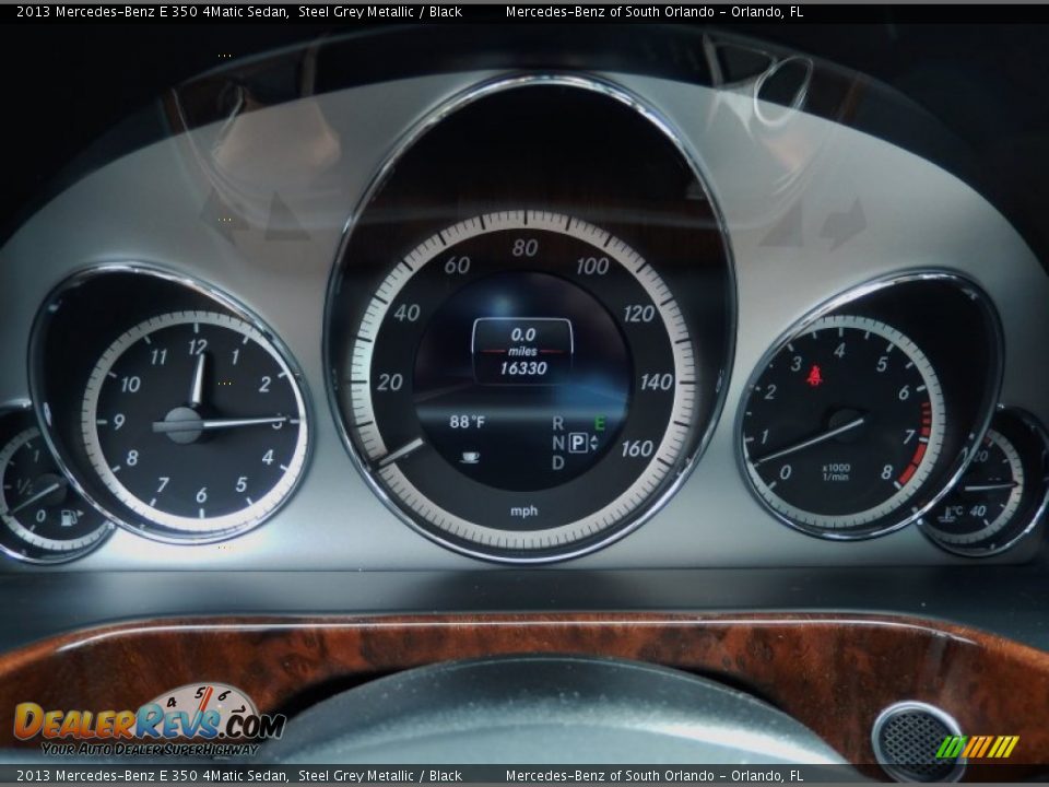 2013 Mercedes-Benz E 350 4Matic Sedan Steel Grey Metallic / Black Photo #22