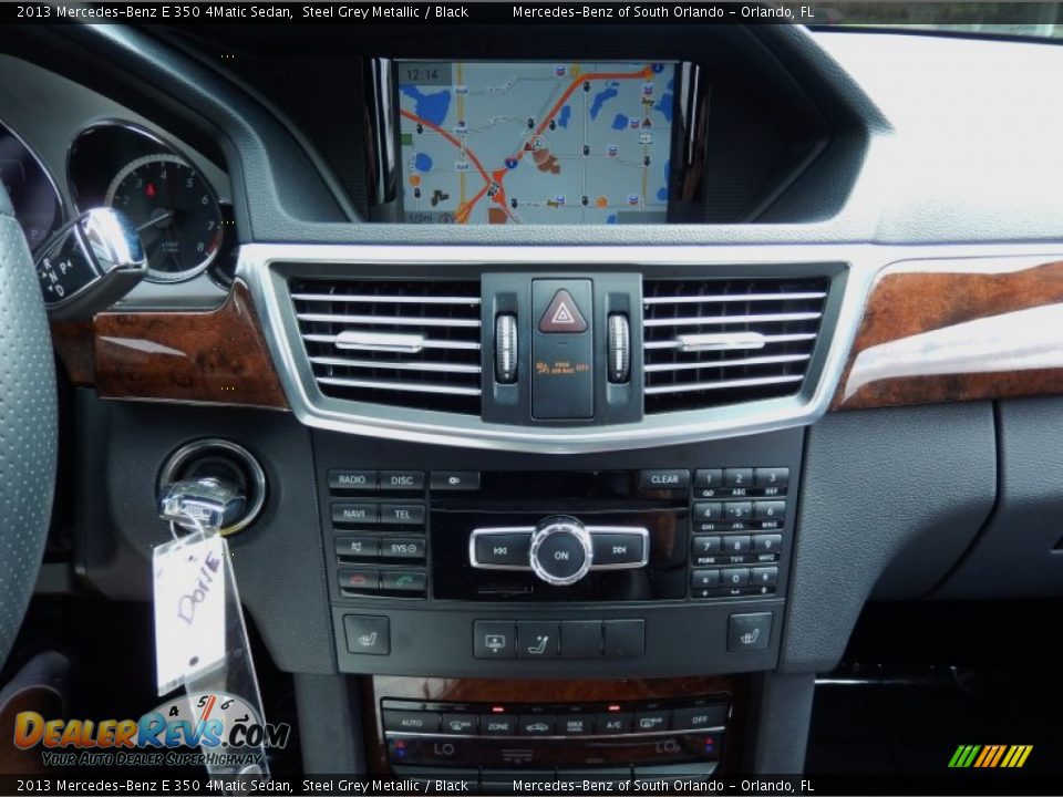 2013 Mercedes-Benz E 350 4Matic Sedan Steel Grey Metallic / Black Photo #23