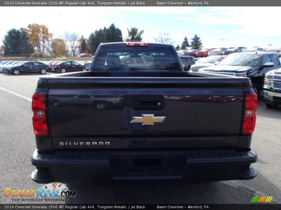 2014 Chevrolet Silverado 1500 WT Regular Cab 4x4 Tungsten Metallic / Jet Black Photo #7