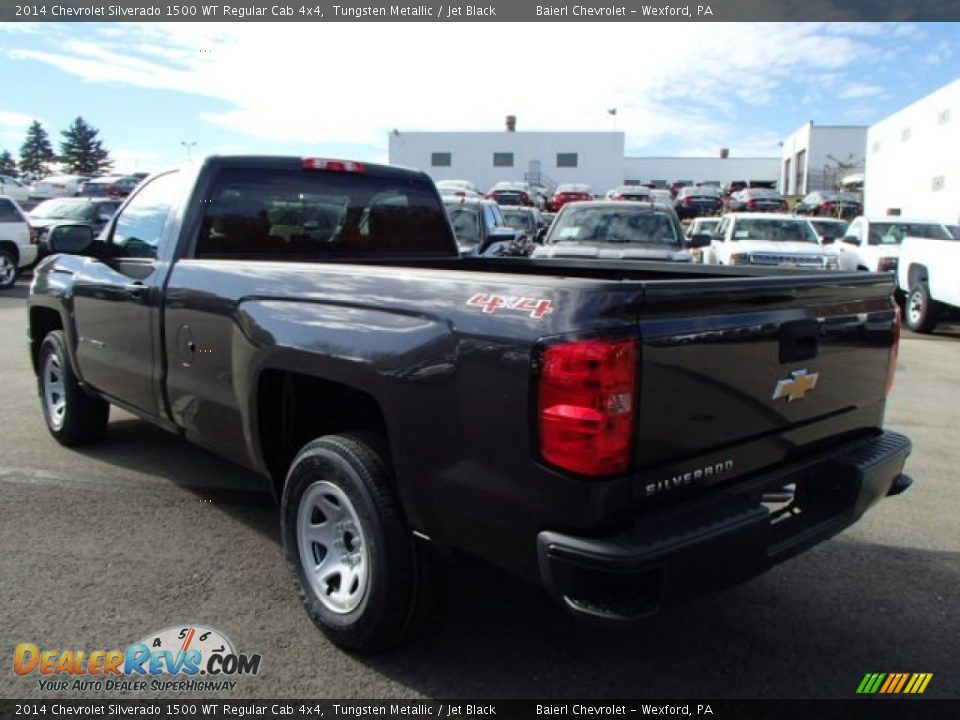 2014 Chevrolet Silverado 1500 WT Regular Cab 4x4 Tungsten Metallic / Jet Black Photo #8