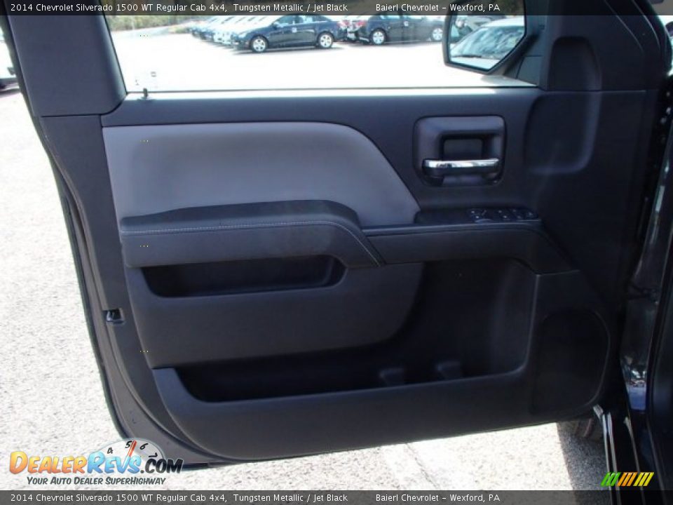 2014 Chevrolet Silverado 1500 WT Regular Cab 4x4 Tungsten Metallic / Jet Black Photo #12