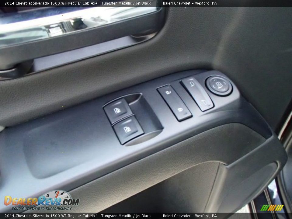 2014 Chevrolet Silverado 1500 WT Regular Cab 4x4 Tungsten Metallic / Jet Black Photo #13