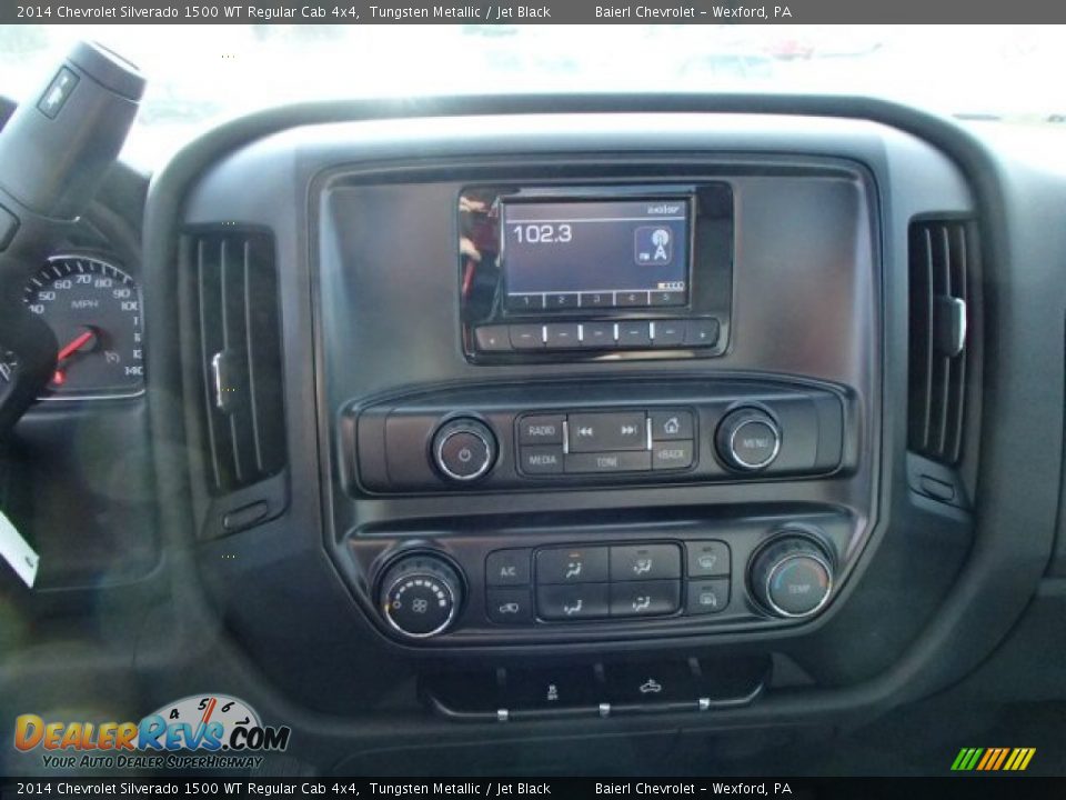 2014 Chevrolet Silverado 1500 WT Regular Cab 4x4 Tungsten Metallic / Jet Black Photo #15