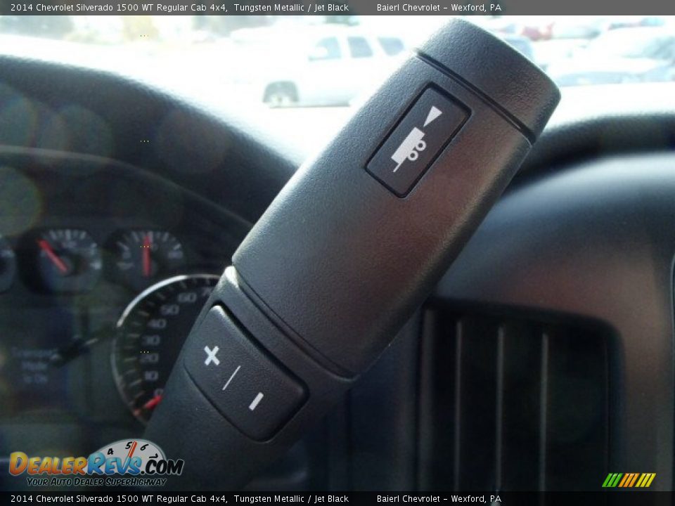 2014 Chevrolet Silverado 1500 WT Regular Cab 4x4 Tungsten Metallic / Jet Black Photo #18