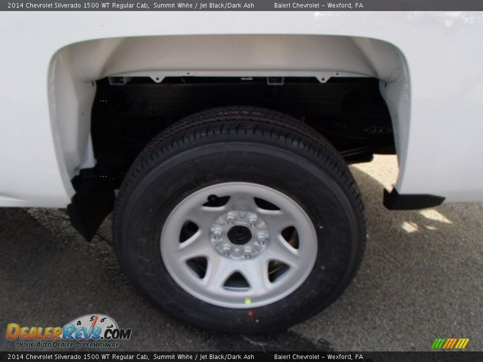 2014 Chevrolet Silverado 1500 WT Regular Cab Summit White / Jet Black/Dark Ash Photo #9