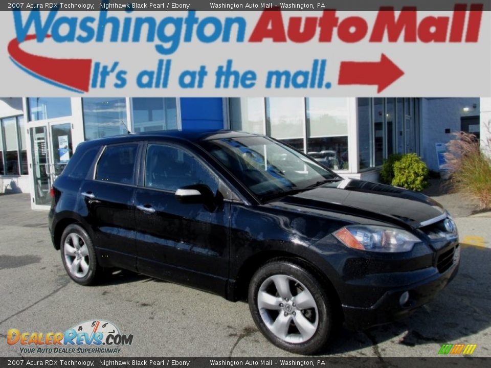 2007 Acura RDX Technology Nighthawk Black Pearl / Ebony Photo #1
