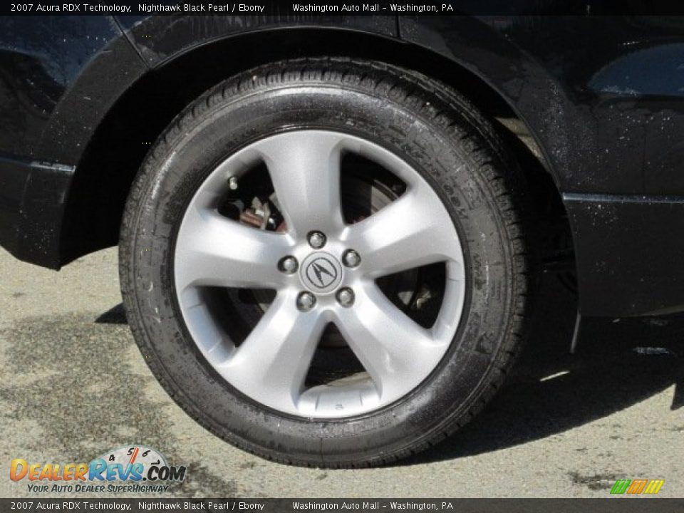 2007 Acura RDX Technology Nighthawk Black Pearl / Ebony Photo #3