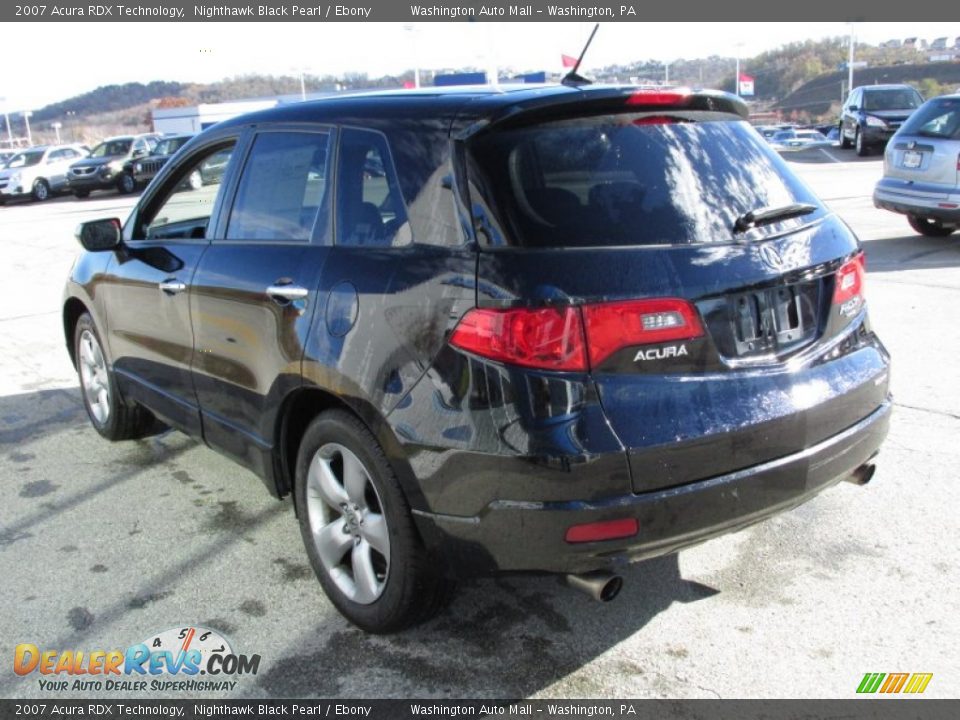 2007 Acura RDX Technology Nighthawk Black Pearl / Ebony Photo #6