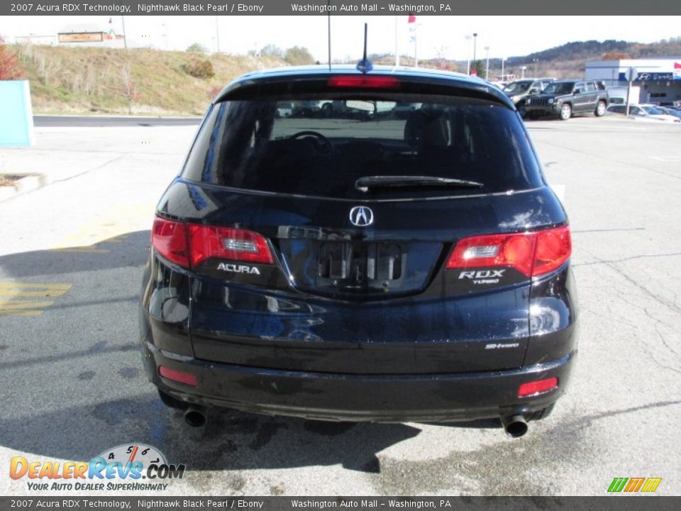 2007 Acura RDX Technology Nighthawk Black Pearl / Ebony Photo #7